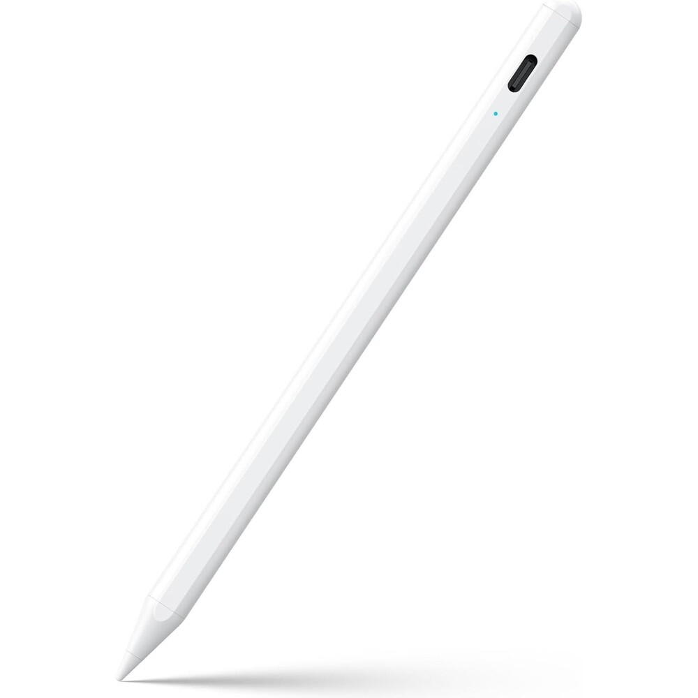 JAMJAKE Stylus Pen for iPad 6th-11th Gen Fast Charge Palm Rejection White